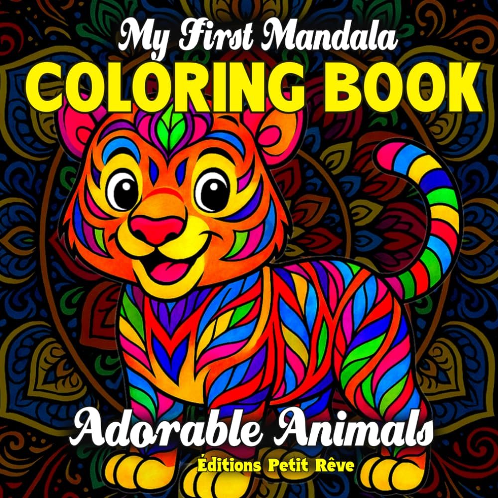 50 Cute and Easy Designs to Color for Kids Ages 4 to 8 - Product cover